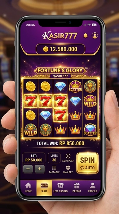 kasir777 — cuplikan layar ringkas